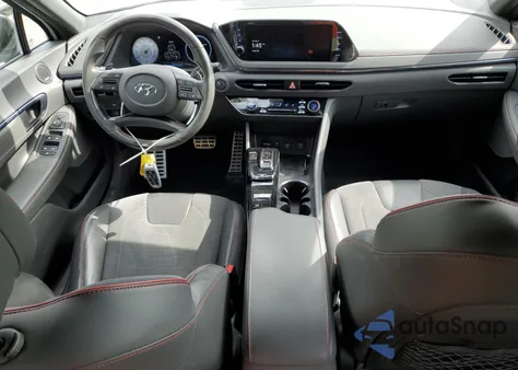 2022 Hyundai Sonata N Line z USA, uszkodzony, nr VIN 5NPEK4JC1NH142254